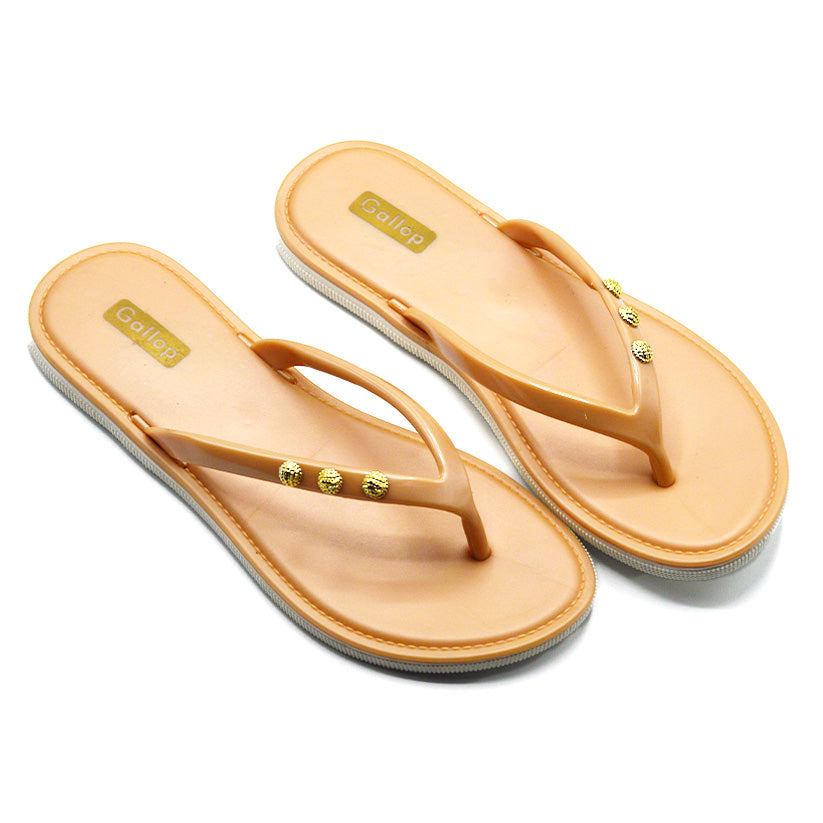LuxeCharm Navy Flip-Flops