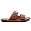 Men's Classic Double Buckled Slippers