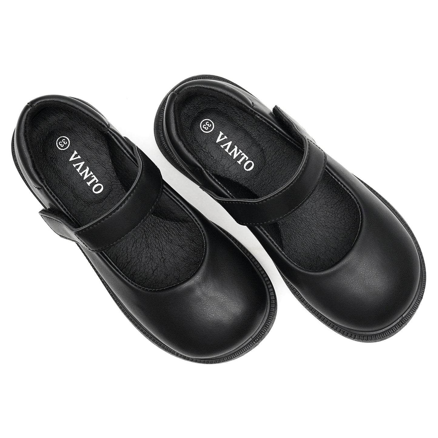Girls School Shoes – Chasten Design with Velcro, Comfortable & Durable