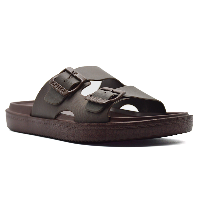 Men’s Double Buckle Comfort Slides