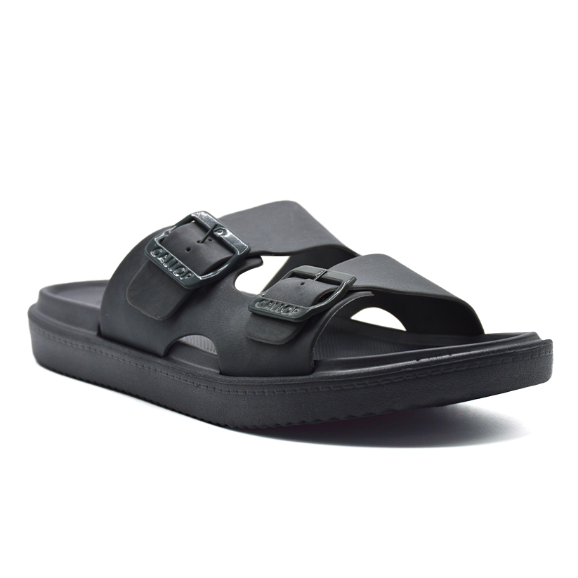 Men’s Double Buckle Comfort Slides