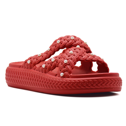 Pearl Weave Slip-Ons