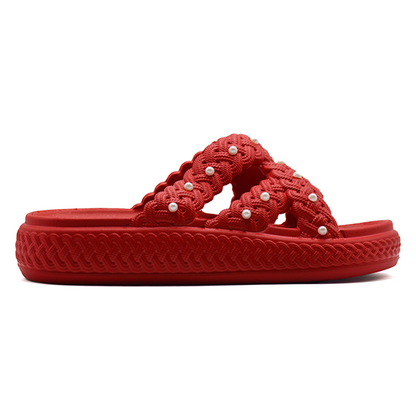 Pearl Weave Slip-Ons