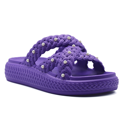 Pearl Weave Slip-Ons