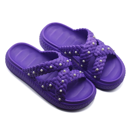 Pearl Weave Slip-Ons