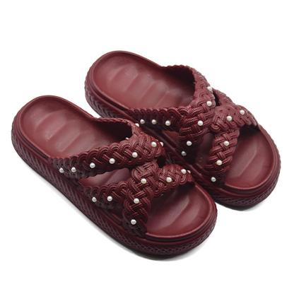 Pearl Weave Slip-Ons