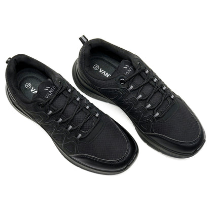 Men’s Black Athletic Running Sneakers