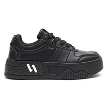 Buy Chunky Sole Women Sneakers - Black Trendy Shoes For Women - Vento
