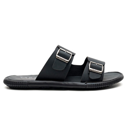 Men's Classic Double Buckled Slippers