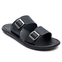 Men's Classic Double Buckled Slippers