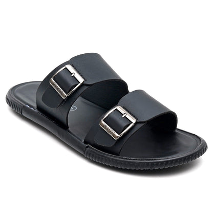 Men's Classic Double Buckled Slippers