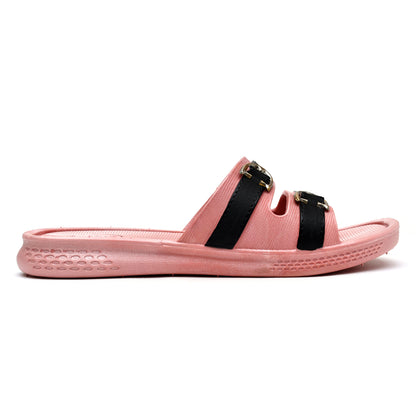 Women Double Buckled Slides
